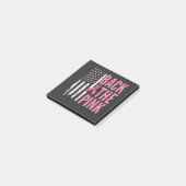 Steun de Roze Borstkanker Bewustzijnsmaand Post-it® Notes (Schuin)