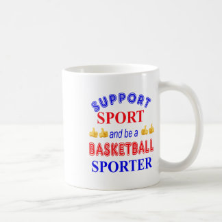 Steun de sport en wees een basketbalsporter koffiemok