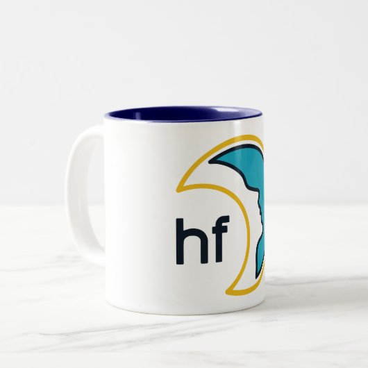 Steun de stichting van Hypersomnia! Tweekleurige Koffiemok (Voorkant links)