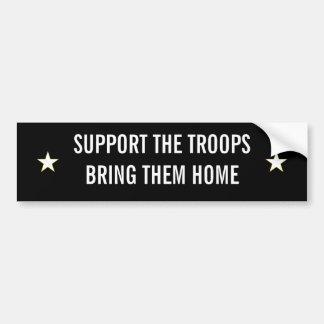Steun de Troepen Bumpersticker