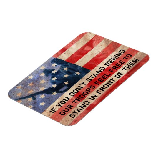 Steun de troepen magneet (Linkerzijde)