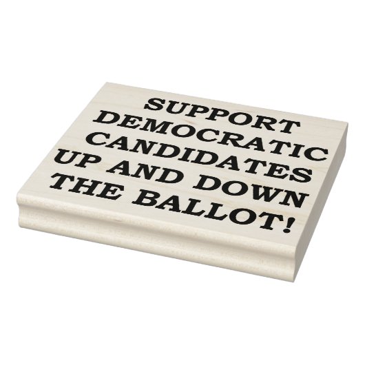 STEUN DEMOCRATISCHE KANDIDATEN... RUBBERSTEMPEL (Stempel)
