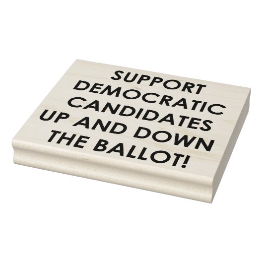 STEUN DEMOCRATISCHE KANDIDATEN... RUBBERSTEMPEL (Stempel)