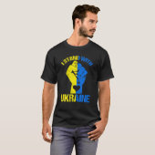 Steun die ik sta voor Oekraïne Puck Futin Ukraine T-shirt (Voorkant volledig)