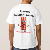 Steun dier t-shirt (Achterkant)