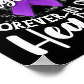 Steun Einde Overdosis Geliefde Herdenking Overdosi Poster (Hoek)