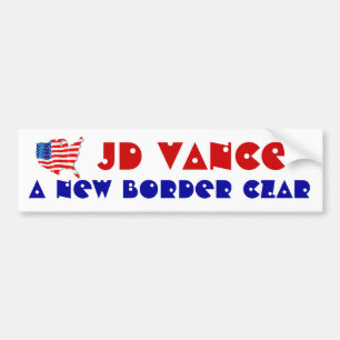 STEUN EN VOORSCHOT EEN NIEUWE GRENS TSAAR USA! Vla Bumpersticker