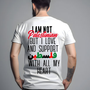 Steun en Vrije Palestijnse Vlag T-shirt