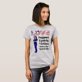 Steun Epstein Slachtoffers T-shirt (Voorkant volledig)