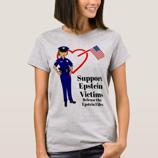 Steun Epstein Slachtoffers T-shirt (Voorkant)