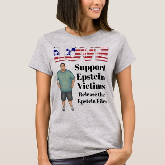 Steun Epstein Slachtoffers T-shirt (Voorkant)