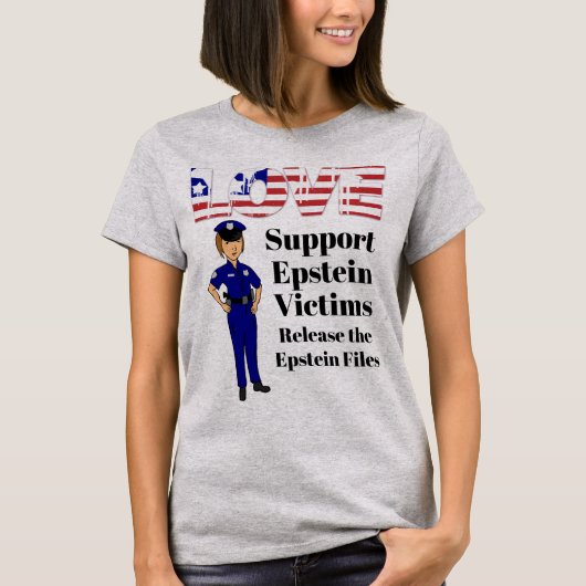 Steun Epstein Slachtoffers T-shirt (Voorkant)