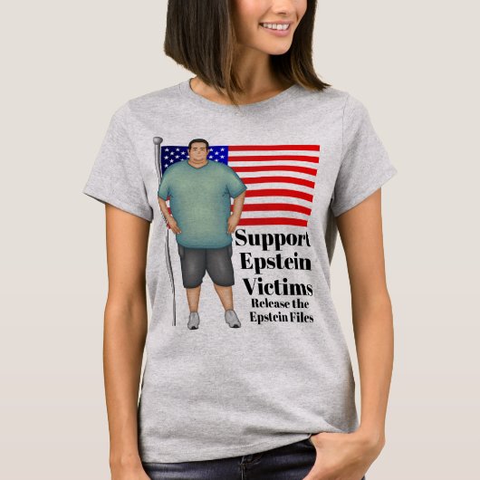 Steun Epstein Slachtoffers T-shirt (Voorkant)
