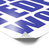 Steun federale werknemers Eagle Foto Afdruk (Hoek)