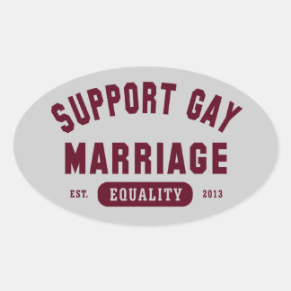 Steun Gay Marriage Equality Sticker
