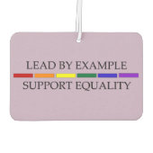 Steun Gelijkheid Luchtverfrisser (Rechthoek) (Achterkant)