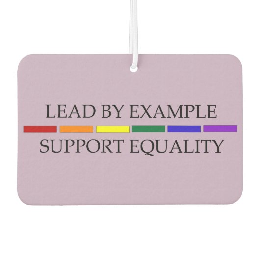 Steun Gelijkheid Luchtverfrisser (Rechthoek) (Voorkant)