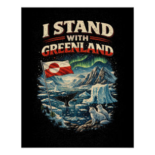 Steun Groenland Perfect Poster