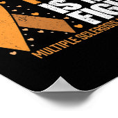 Steun haar gevecht Mijn gevecht Meervoudige Sclero Poster (Hoek)