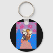 Steun haar sleutelhanger (Voorkant)