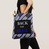 STEUN HET BLAUW TOTE BAG (Dichtbij)