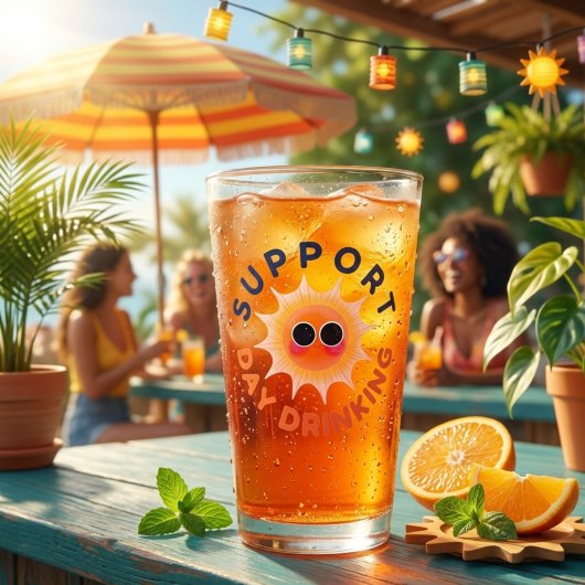 Steun het drinken overdag Funny Sunshine Pintglas Glas