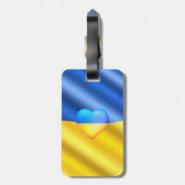 Steun het Oekraïense Bagagelabel - Vrijheid (Achterkant verticaal)