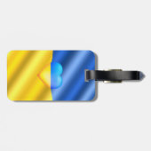 Steun het Oekraïense Bagagelabel - Vrijheid (Achterkant horizontaal)