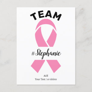 Steun het team Bewustwording van Borstkanker met B Briefkaart