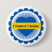 steun ik Oekraïne Ronde Button 7,6 Cm (Voorkant)