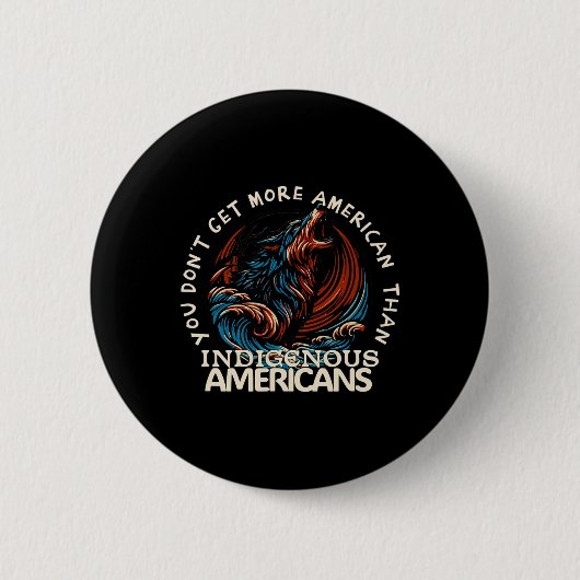 Steun inheemse Amerikanen Ronde Button 5,7 Cm (Voorkant)
