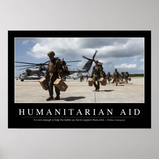 Steun: Inspirerend prijsopgave a Poster (Voorkant)