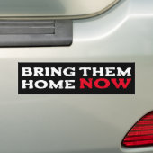 Steun Israël - BRENG ZE NU NAAR HUIS Bumpersticker (Op auto)