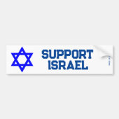 Steun Israel Bumpersticker (Voorkant)