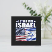 Steun Israël Ik sta achter Israël  (Staand voorkant)