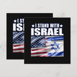 Steun Israël Ik sta achter Israël  Kaart