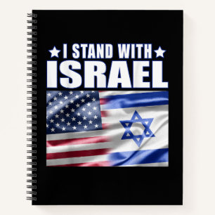 Steun Israël Ik sta achter Israël Notitieboek