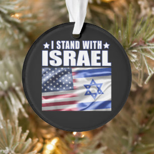 Steun Israël Ik sta achter Israël  Ornament