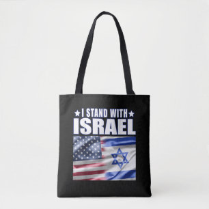 Steun Israël Ik sta achter Israël  Tote Bag