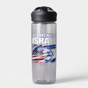 Steun Israël Ik sta achter Israël  Waterfles