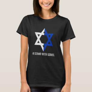 Steun Israël Ik sta met Israël Zonnebloem Israël T-shirt