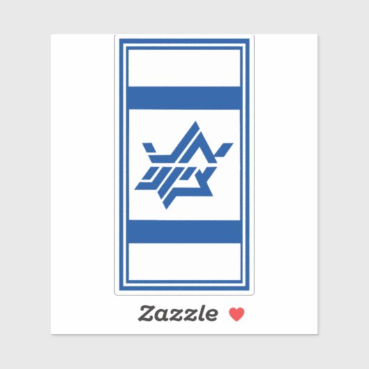 STEUN ISRAËL STICKER (Vel)