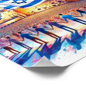 STEUN ISRAEL STICKER POSTER (Hoek)