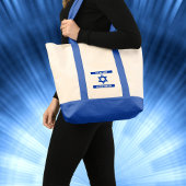Steun Israël, wij staan achter Israël Tote Bag