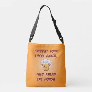 Steun je bakker die ze knippen. crossbody tas