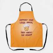 Steun je bakker die ze knippen. schort (Voorkant)