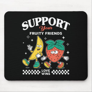 Steun je fruitige vrienden Love Win Strawberry Ba Muismat