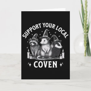 Steun Je Lokale Coven Wasbeer Opossum Stinkdier Ha Kaart