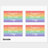 Steun je lokale homo Sticker (Vel)