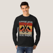Steun Je Lokale Kapper T-shirt (Voorkant volledig)